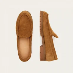 Mokasyny|Balagan Adam Półbuty, Karmelowy Welur