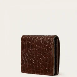 Portfele|Balagan Adon Portfel, Brazowy Wzor Krokodyla