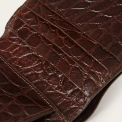 Portfele|Balagan Adon Portfel, Brazowy Wzor Krokodyla