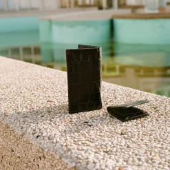 Portfele|Balagan Adon Portfel, Czarny Wzor Krokodyla