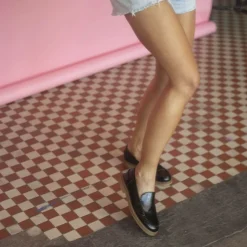 Mokasyny|Balagan Agora Półbuty, Czarny Polysk