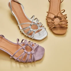 Sandaly|Balagan Amfi Kitten Sandaly, Srebrny