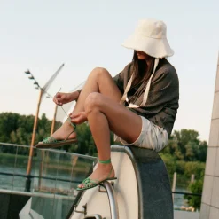 Sandaly|Balagan Amfi Sandaly, Jaskrawy Zielony