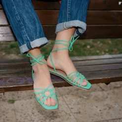 Sandaly|Balagan Amfi Sandaly, Jaskrawy Zielony