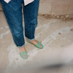 Sandaly|Balagan Amfi Sandaly, Jaskrawy Zielony