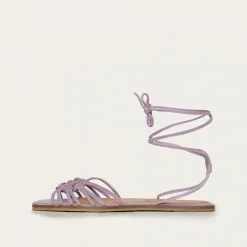 Sandaly|Balagan Amfi Sandaly, Lawendowy Zamsz