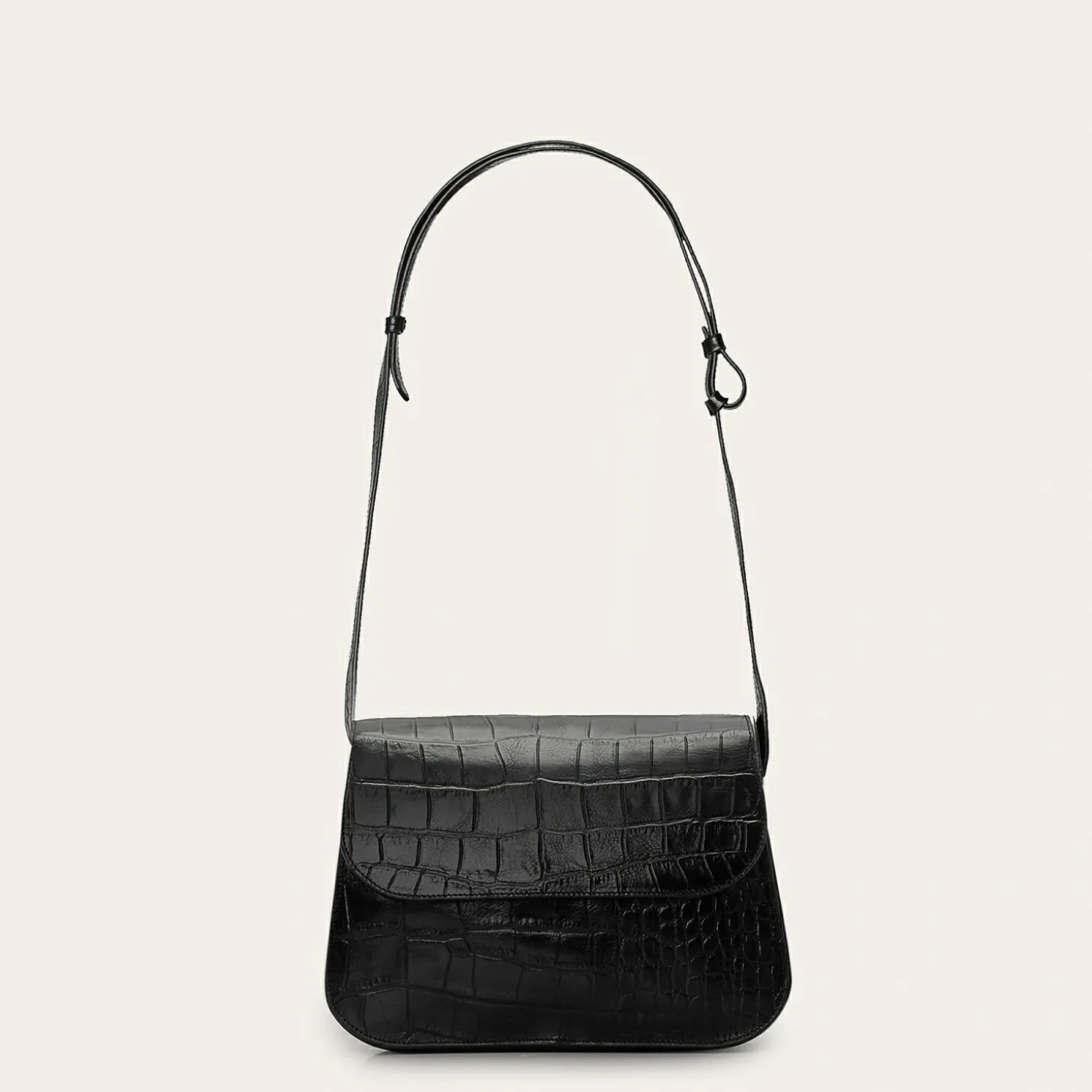 Listonoszki|Balagan Doar Torebka M, Czarny Wzor Krokodyla