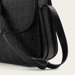 Listonoszki|Balagan Doar Torebka M, Czarny Wzor Krokodyla