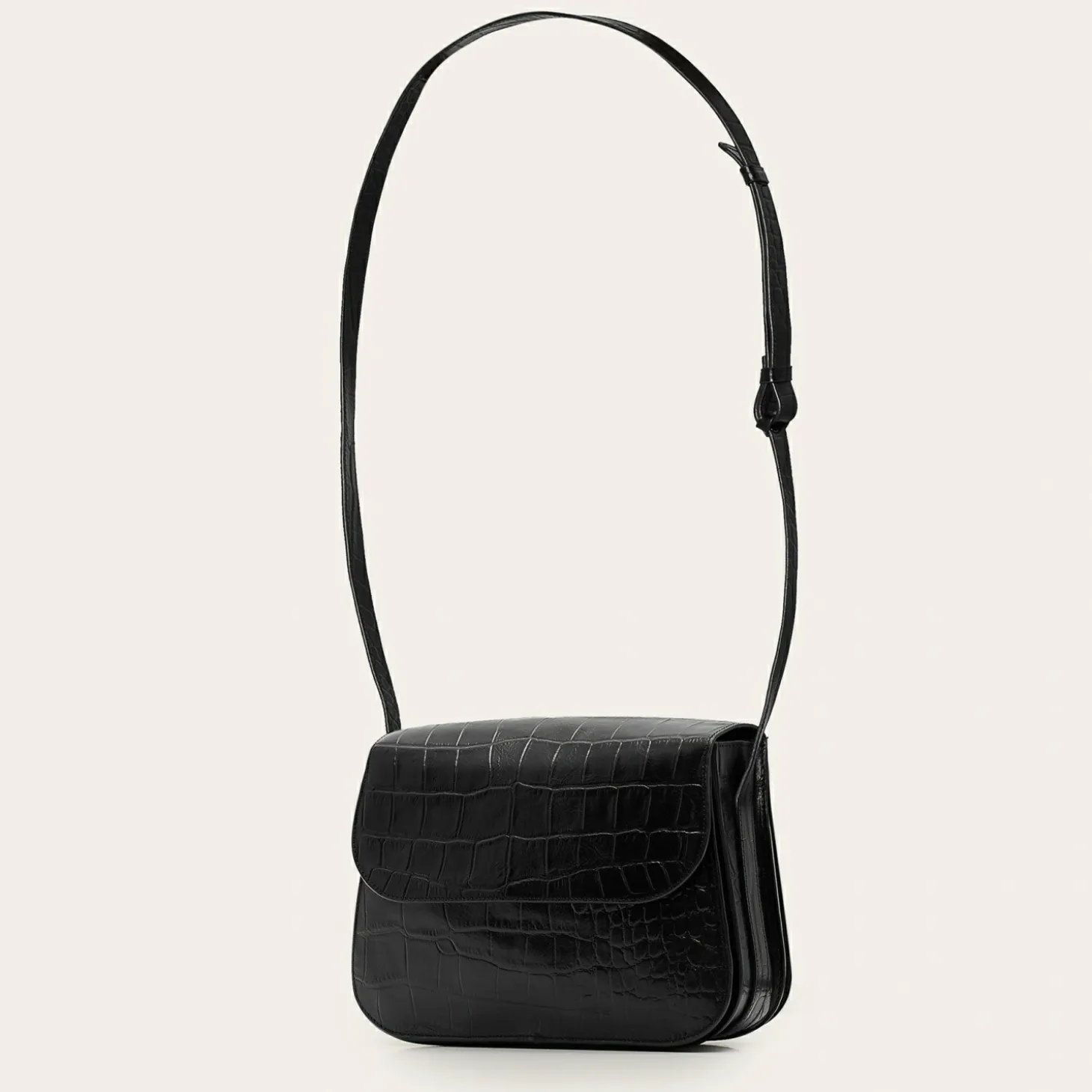 Listonoszki|Balagan Doar Torebka M, Czarny Wzor Krokodyla