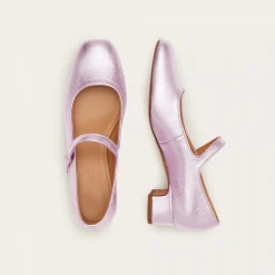 Czółenka|Balagan Dora Czółenka Na Niskim Obcasie, Metaliczny Rozowy