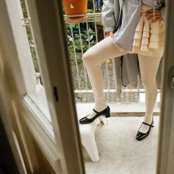 Czółenka|Balagan Dora Czółenka Na Niskim Obcasie, Czarny Polysk