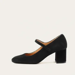 Czółenka|Balagan Dora Czółenka Na Wysokim Obcasie, Czarny Zamsz
