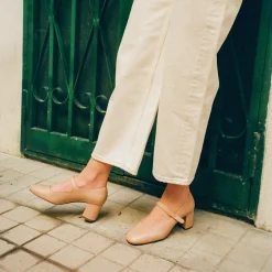 Czółenka|Balagan Dora Czółenka Na Wysokim Obcasie, Biszkoptowy