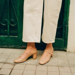 Czółenka|Balagan Dora Czółenka Na Wysokim Obcasie, Biszkoptowy