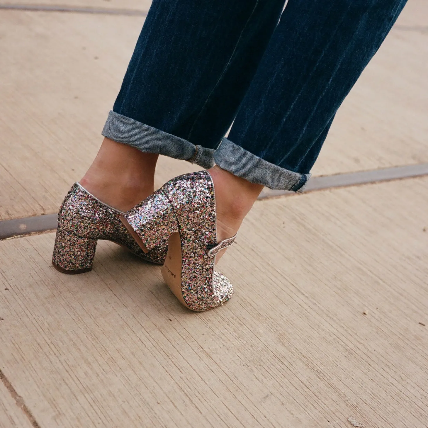 Czółenka|Balagan Dora Czółenka Na Wysokim Obcasie, Confetti