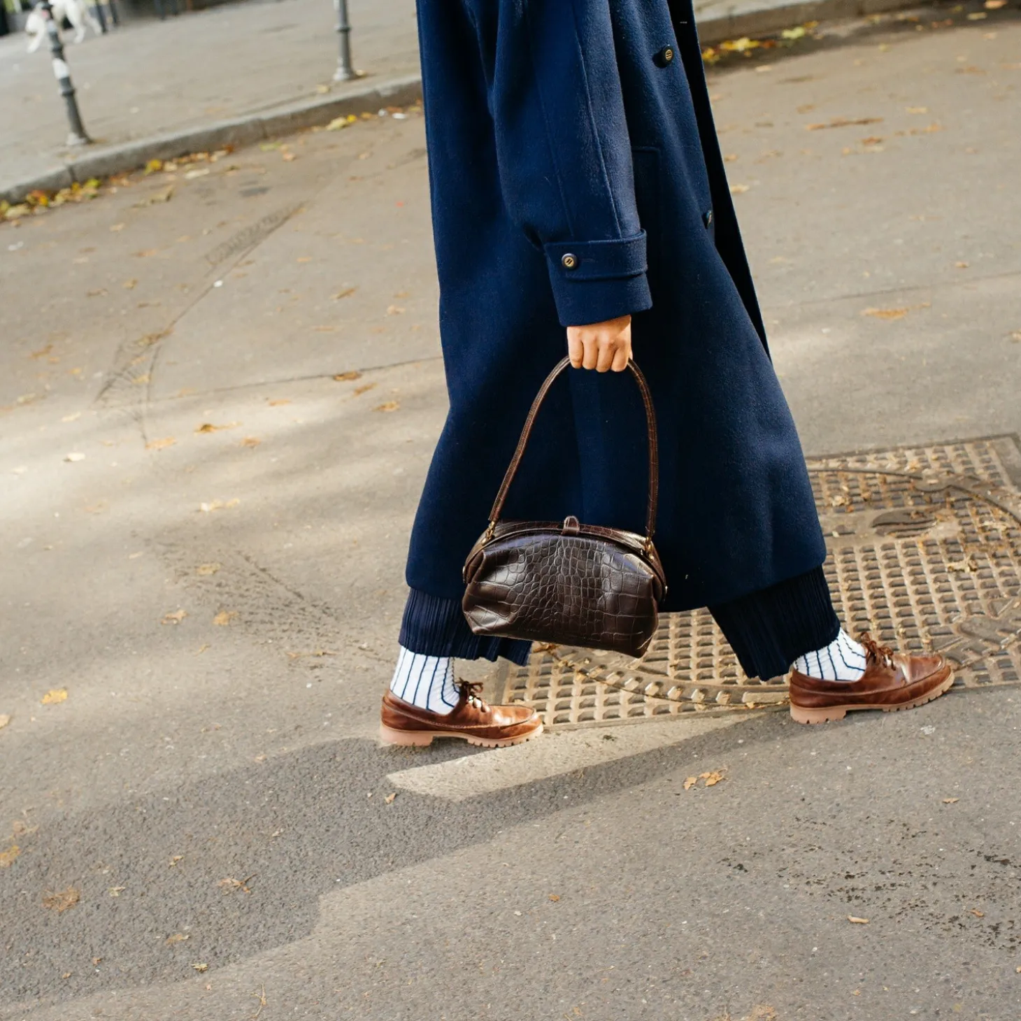 Minitorebki|Balagan Hug Bag Torebka L, Brazowy Wzor Krokodyla