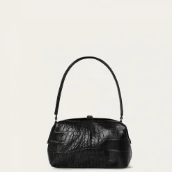 Minitorebki|Balagan Hug Bag Torebka L, Czarny Wzor Krokodyla