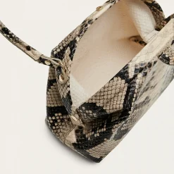 Minitorebki|Balagan Hug Bag Torebka L, Zlamana Biel Wzor Pytona