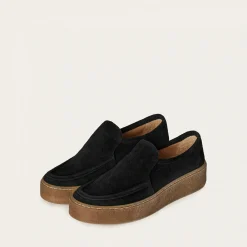 Mokasyny|Balagan Kulit Mokasyny, Czarny Welur