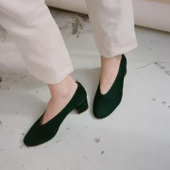 Czółenka|Balagan Leilot Czółenka, Zielony Zamsz