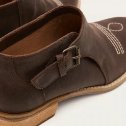 Botki|Balagan Liat Botki, Brazowy Woskowany Zamsz