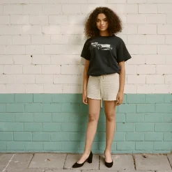 Czółenka|Balagan Migdal Czółenka Na Wysokim Obcasie, Czarny Zamsz