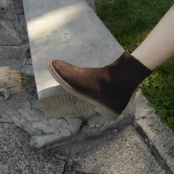 Botki|Balagan Naki Botki, Czekoladowy Braz Welur