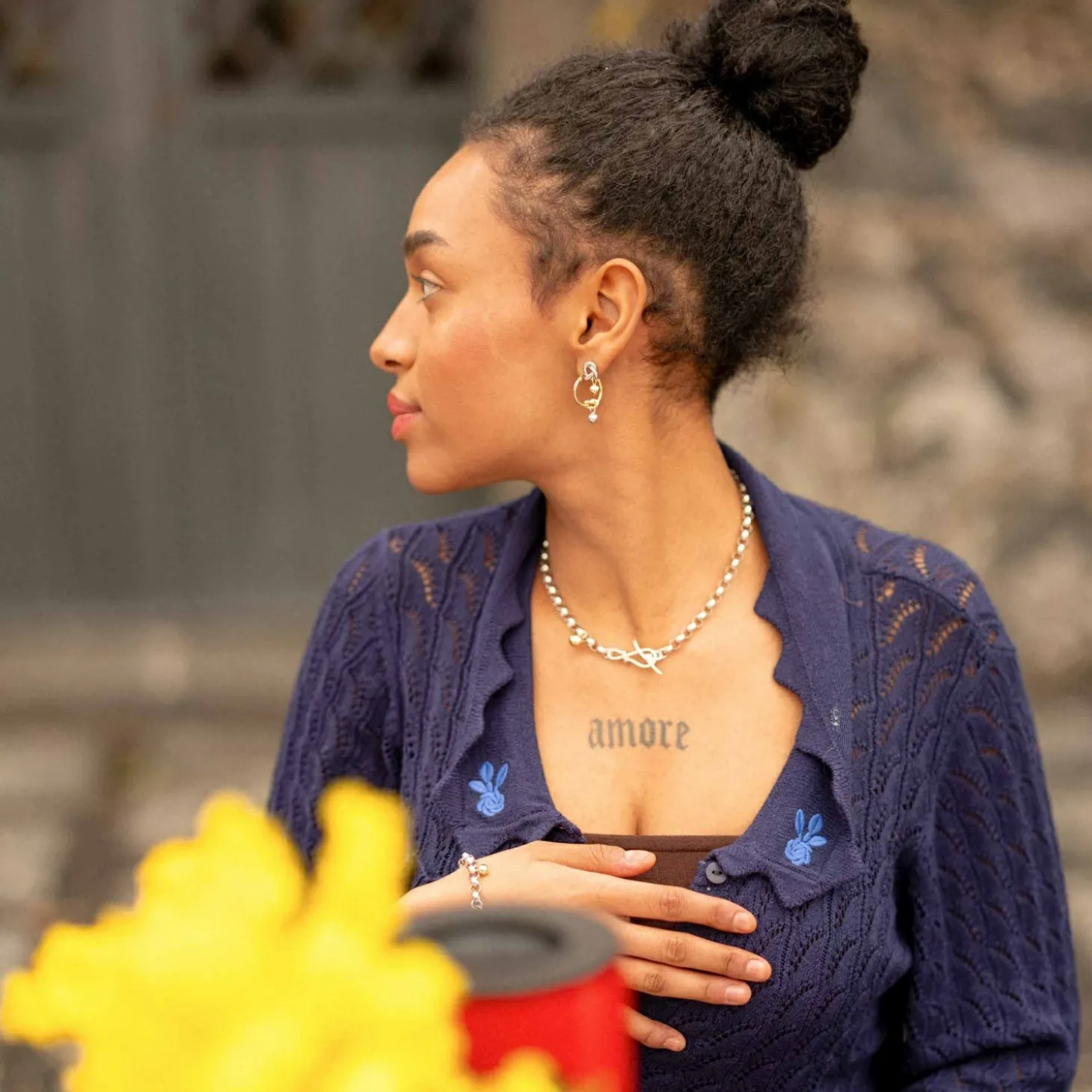 Biżuteria|Balagan Naszyjnik Ze Zlota Kulka