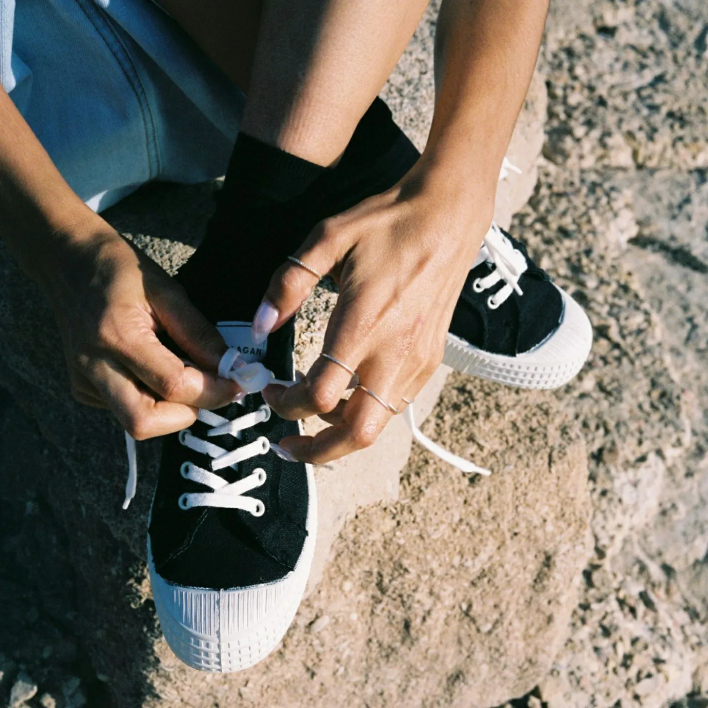 Sneakersy|Balagan Novesta Star Master Sneakersy Damskie Vegan, Czarne Na Bialym