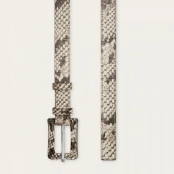 Paski|Balagan Pasek Z Powlekana Klamra, Zlamana Biel Wzor Weza