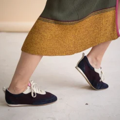 Sneakersy|Balagan Ritza Sneakersy, Atramentowy Welur