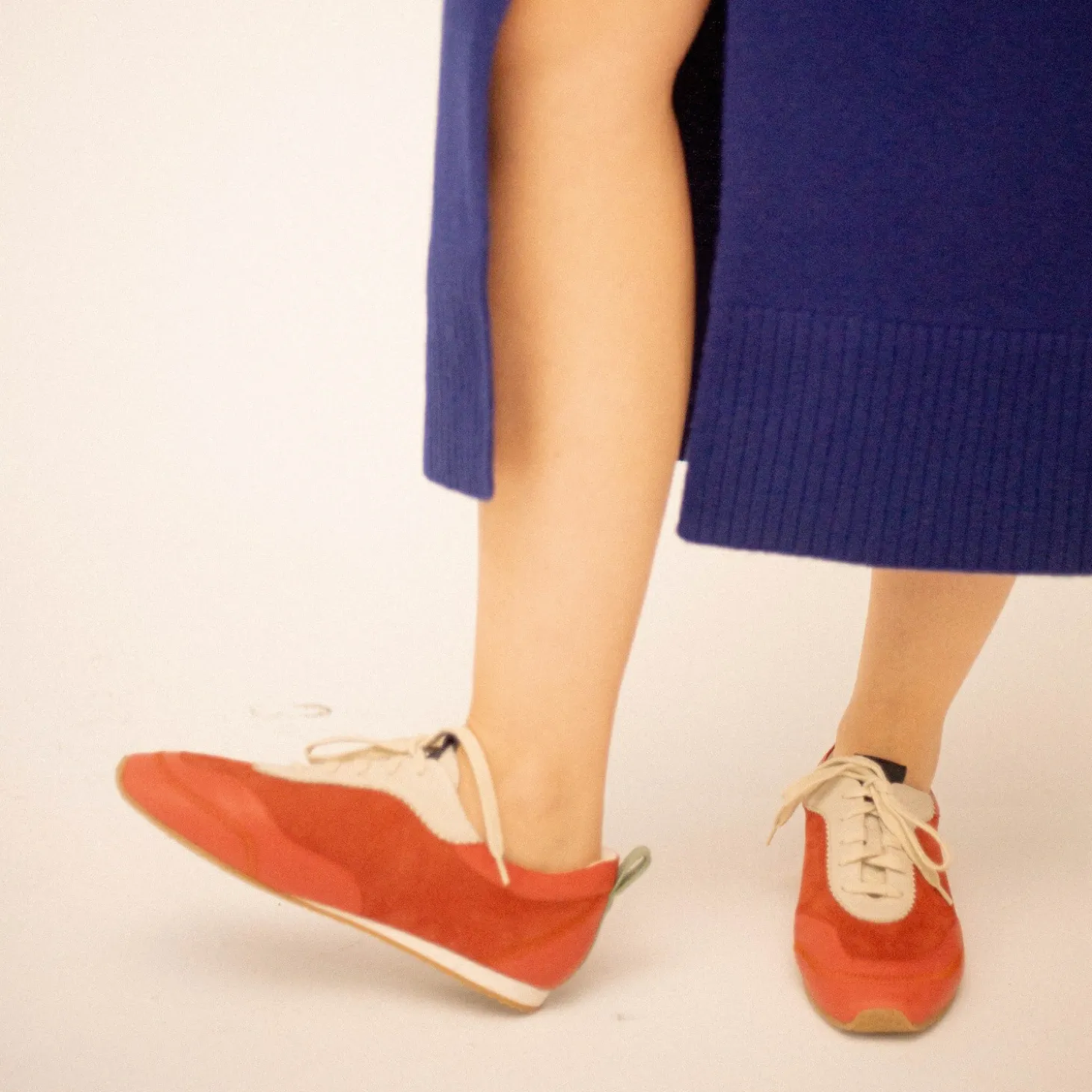 Sneakersy|Balagan Ritza Sneakersy, Vintage Czerwony Nubuk