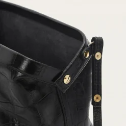 Listonoszki|Balagan Rofe Torebka M, Czarny Wzor Krokodyla