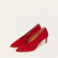 Szpilki|Balagan Schpitz Czółenka, Czerwony Zamsz