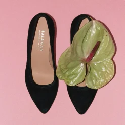 Szpilki|Balagan Sica Czółenka, Czarny Zamsz