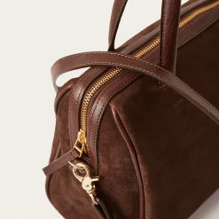 Torby Na Ramię|Balagan Sofia Torebka M, Czekoladowy Braz Welur