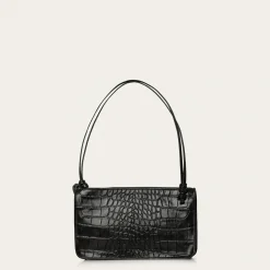 Listonoszki|Balagan Suzanne Torebka M, Czarny Wzor Krokodyla
