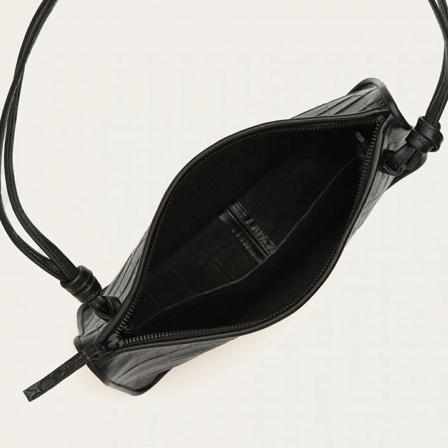 Listonoszki|Balagan Suzanne Torebka M, Czarny Wzor Krokodyla