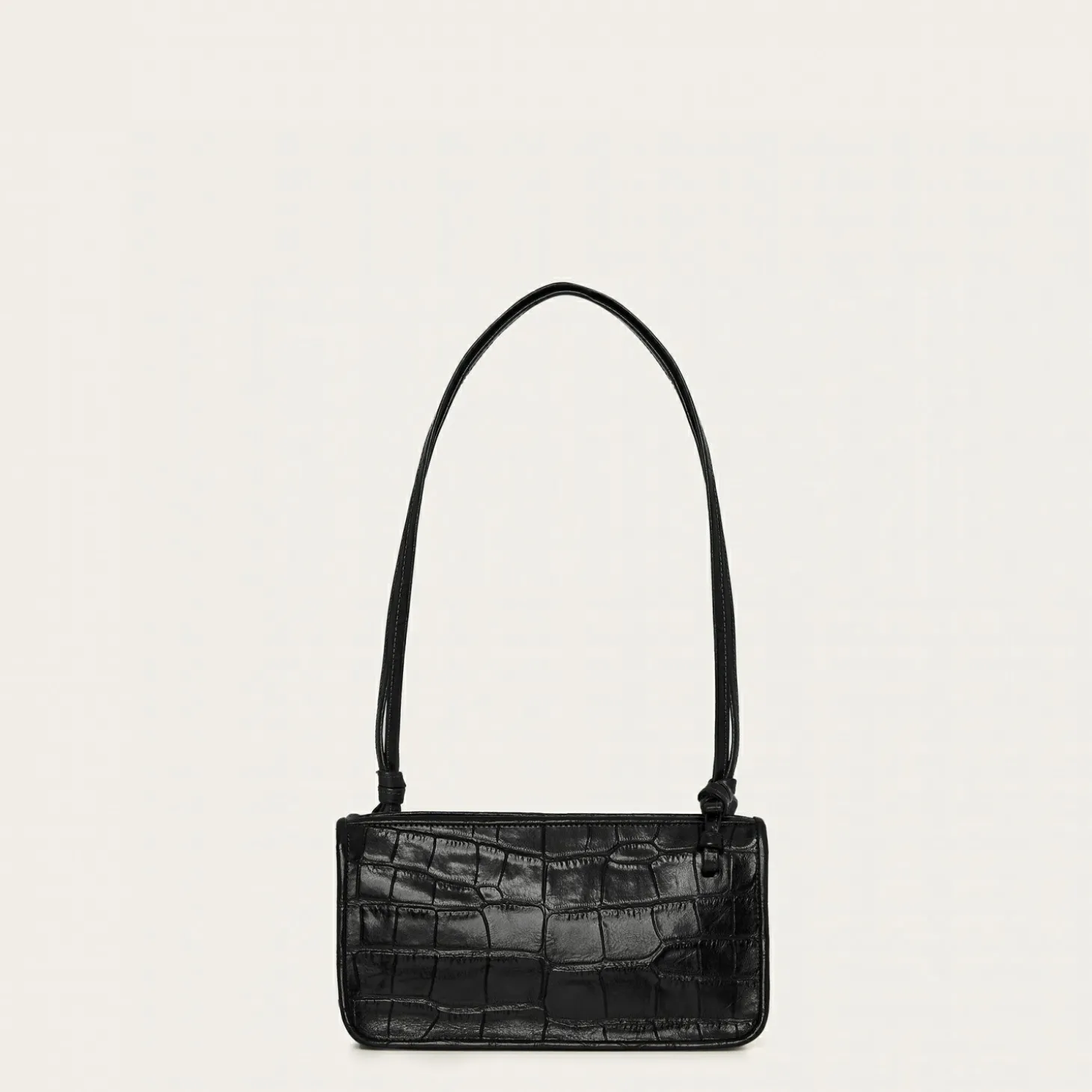 Listonoszki|Balagan Suzanne Torebka S, Czarny Wzor Krokodyla