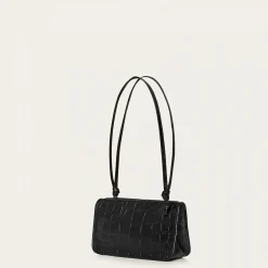 Listonoszki|Balagan Suzanne Torebka S, Czarny Wzor Krokodyla