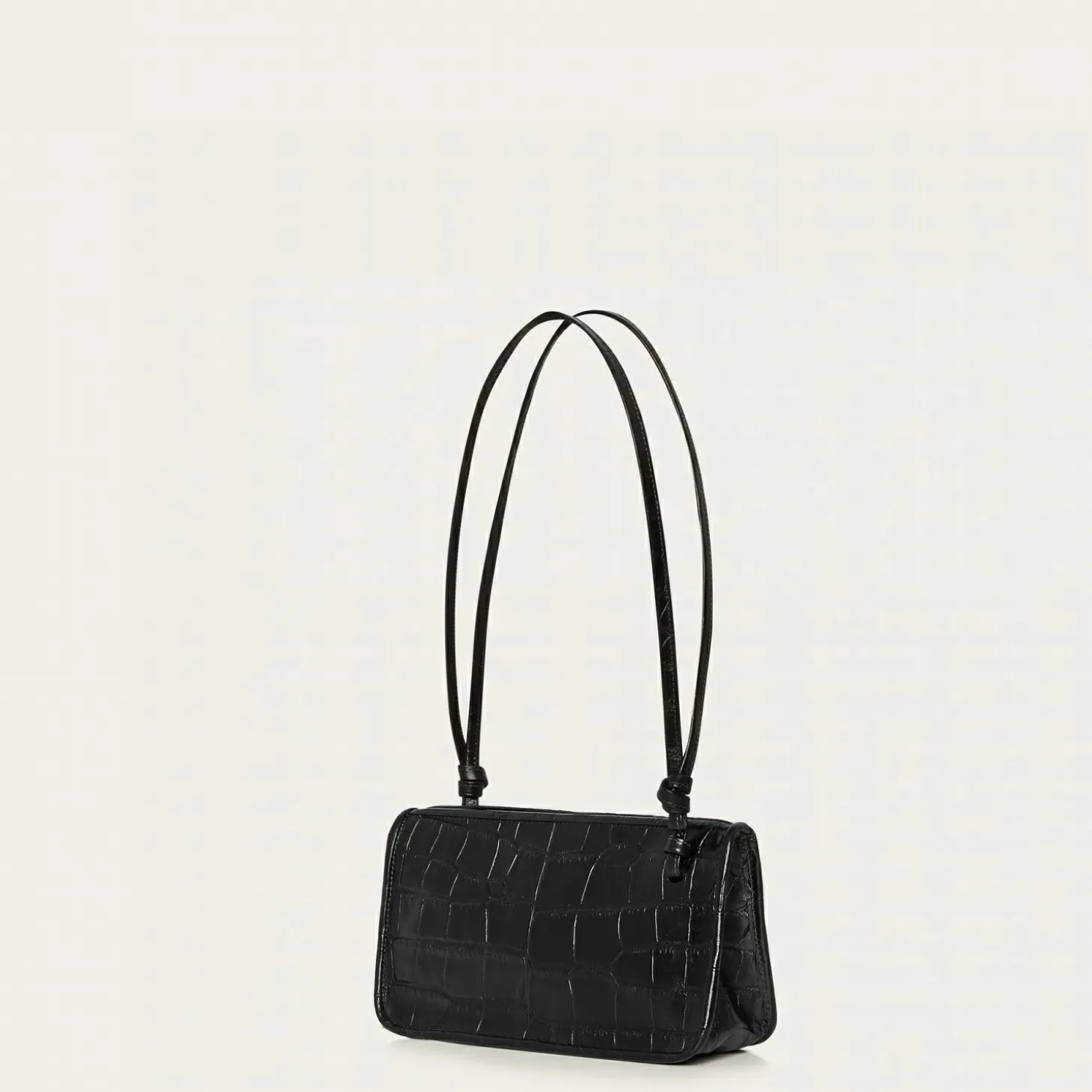 Listonoszki|Balagan Suzanne Torebka S, Czarny Wzor Krokodyla