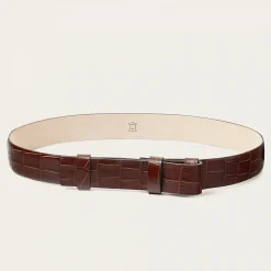 Paski|Balagan Szeroki Pas Do Talii, Brazowy Wzor Krokodyla