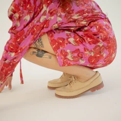 Mokasyny|Balagan Tefer Półbuty, Jasny Nubuk