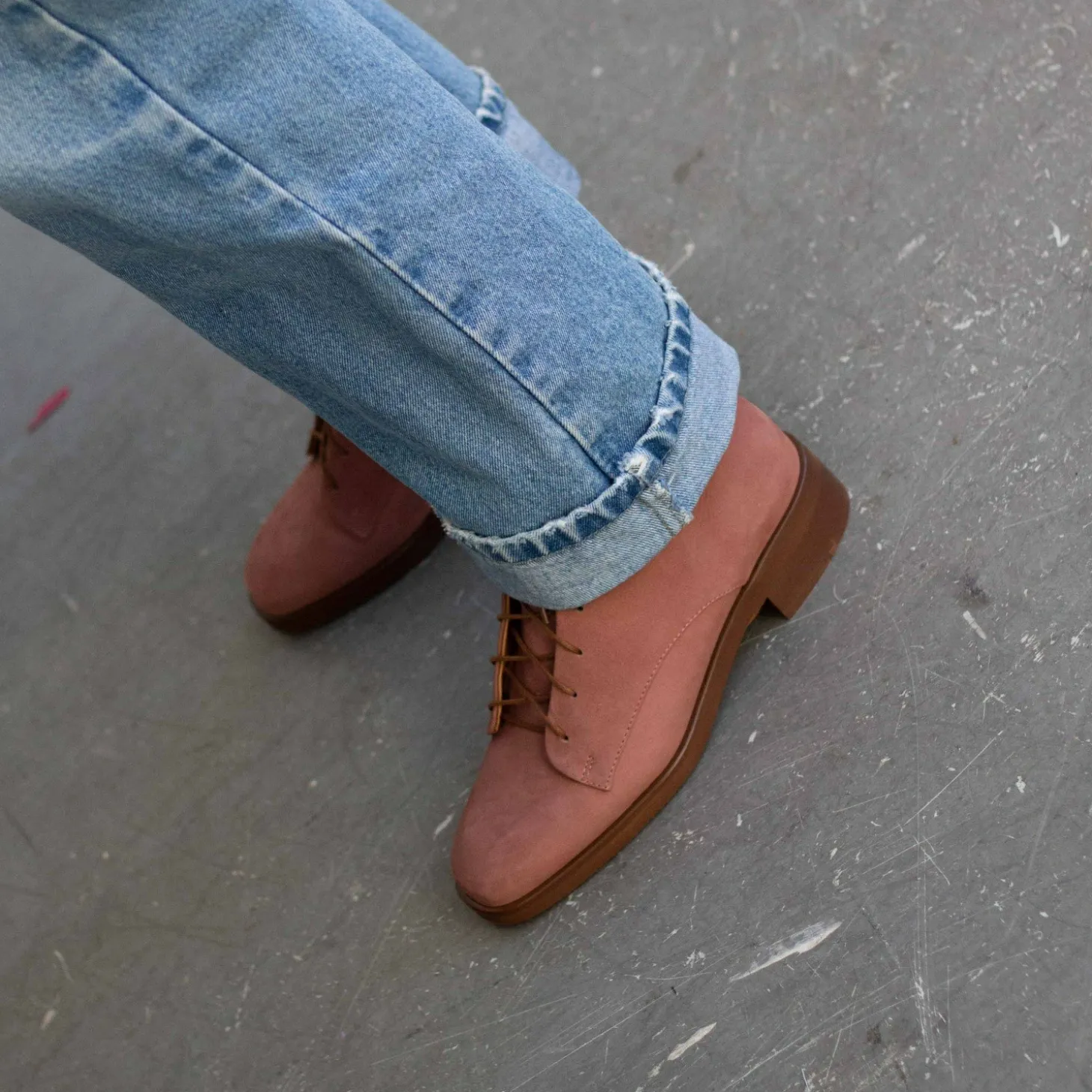 Botki|Balagan Tzava Botki, Brudny Roz Nubuk