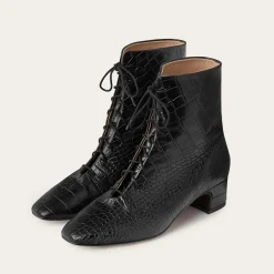 Botki|Balagan Victoria Botki, Czarny Wzor Krokodyla